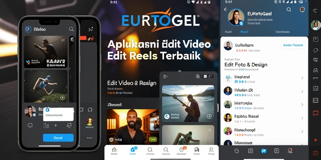 Tampilan antarmuka intuitif dari aplikasi EUROTOGEL.