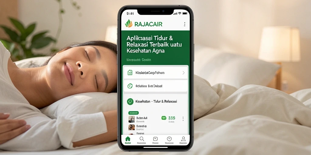 Tampilan antarmuka RAJACAIR yang menenangkan dan mudah digunakan.