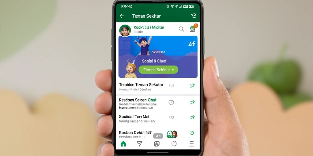 Antarmuka aplikasi RR44 yang menarik dan interaktif.